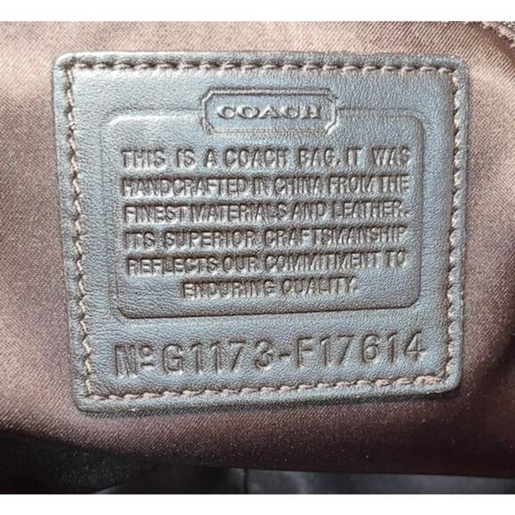 Y2K Coach F17614 Gallery Signature Patchwork Shoulder Bag & F46199 Wristlet - Picture 13 of 14